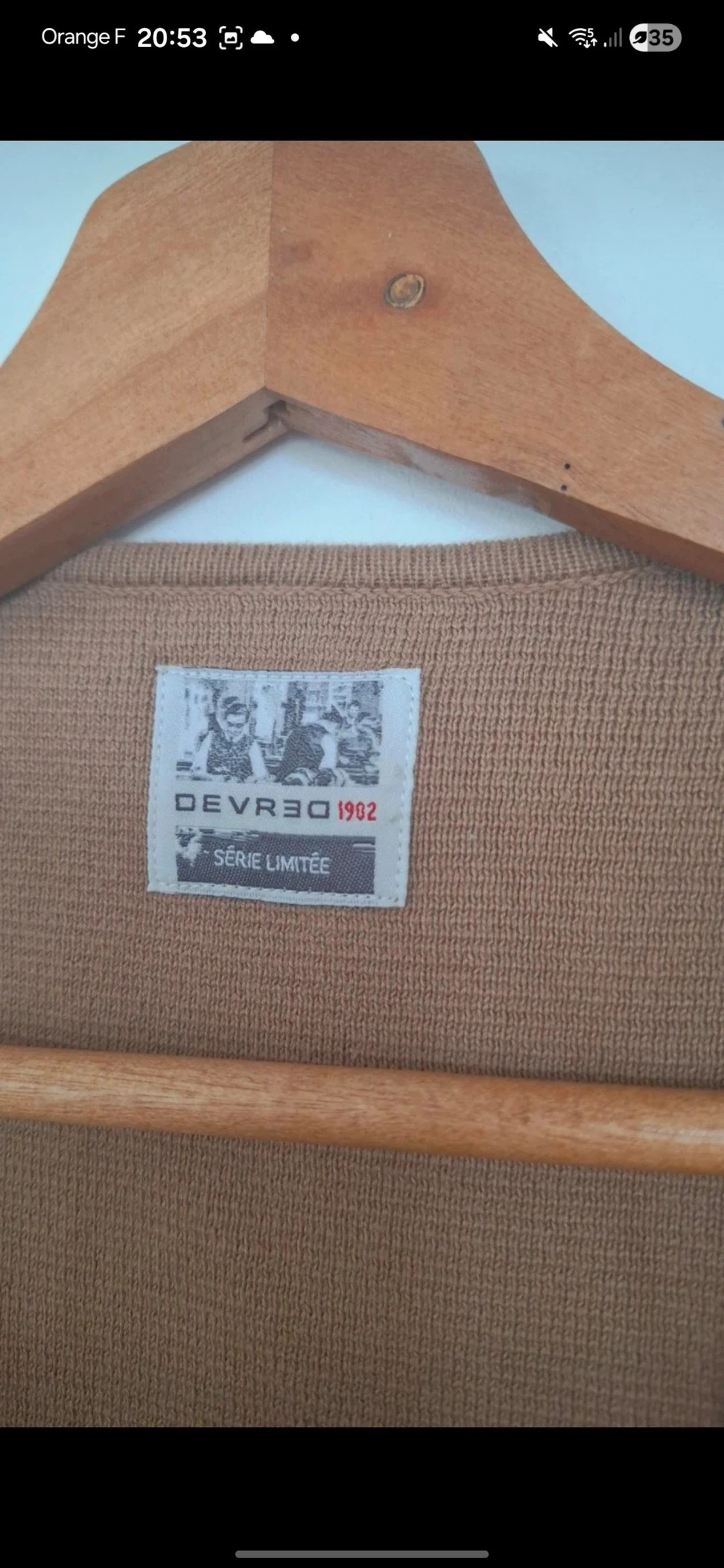 🤎 Gilet sem manga camelo em malha fina – tamanho P – novo nunca usado – photo 5